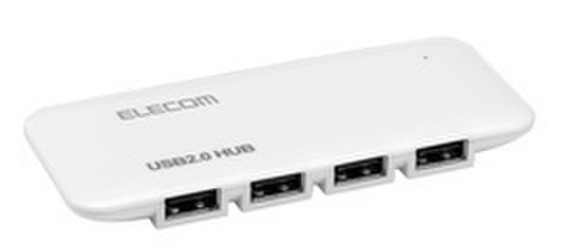 Elecom 13522 480Мбит/с Белый хаб-разветвитель