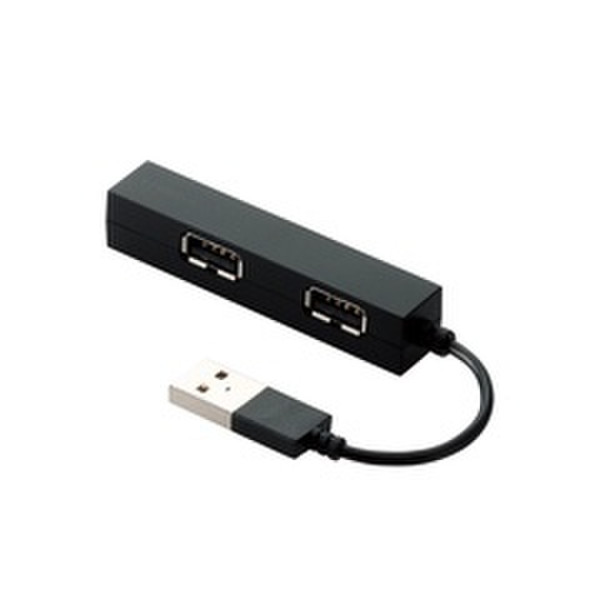 Elecom STUDORA compact usb hub 4Port 480Mbit/s Black