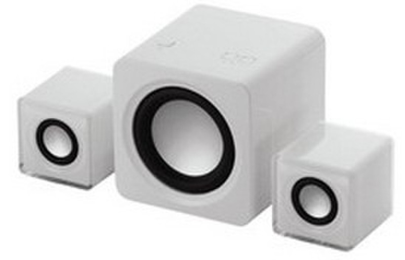 Elecom 13700 2.1 3Вт Белый набор аудио колонок
