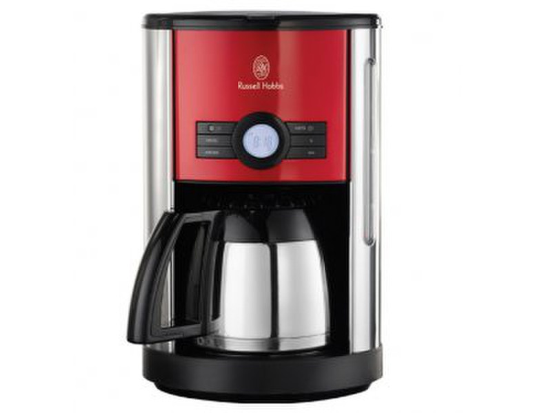 Russell Hobbs Cottage Set Drip coffee maker 1.5L 12cups Black,Red,Stainless steel