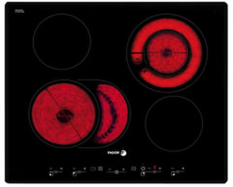 Fagor 2VFT-211AS Tabletop Ceramic Black hob