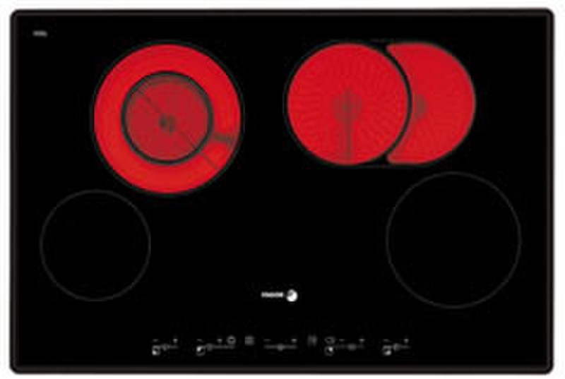 Fagor 2VFT-750AS Встроенный Ceramic hob Черный плита