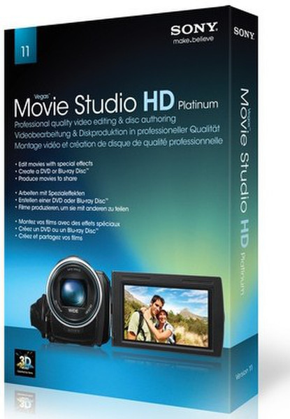 Sony Vegas Movie Studio HD Platinum 11