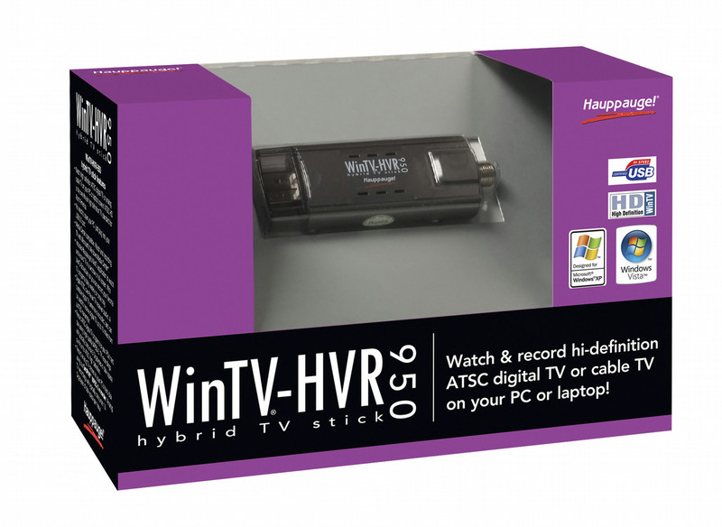 Hauppauge WINTV-HVR-950 TV receiver Аналоговый USB