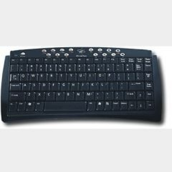 Gyration GO 2.4GHz Compact Keyboard RF Wireless Black keyboard