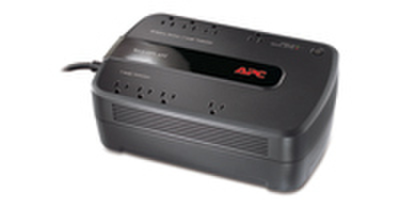 APC Back-UPS 650VA 8AC outlet(s) Compact Black uninterruptible power supply (UPS)