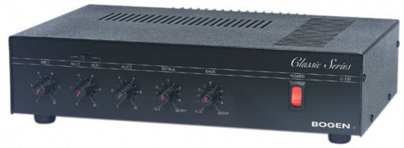 Bogen C100 Performance/stage Wired Black audio amplifier