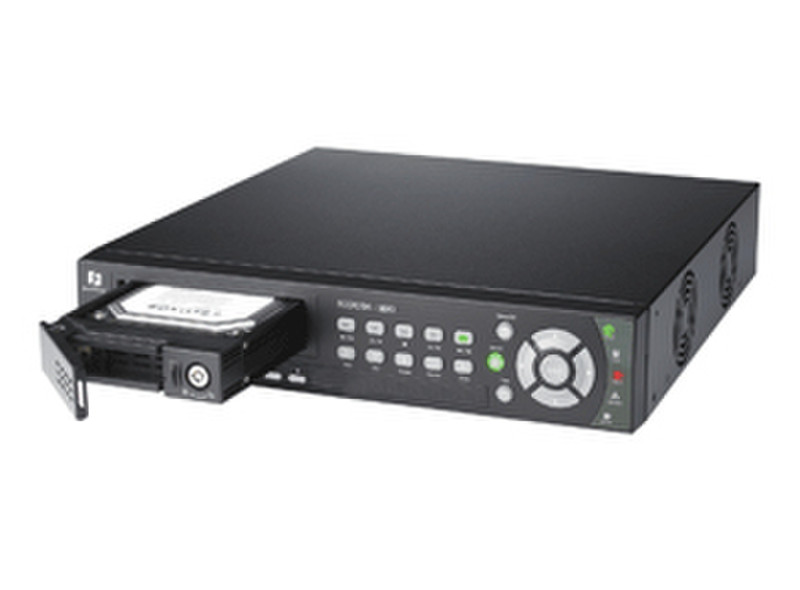 EverFocus ECOR264-9X1R 500GB Schwarz Digitaler Videorekorder (DVR)