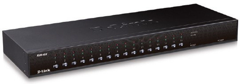D-Link KVM-450 Schwarz Tastatur/Video/Maus (KVM)-Switch