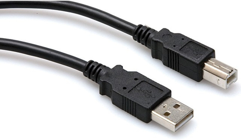 Hosa Technology USB-210AB 3.05м USB A USB B Черный кабель USB