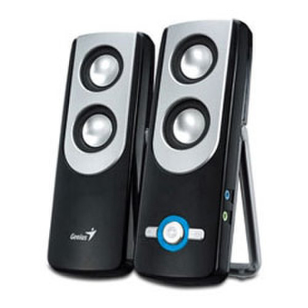 Genius SP-i350 Multimedia Speaker System - 2.0-channel 2.0channels 10W Black docking speaker