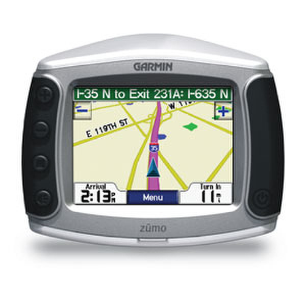 Garmin zūmo 450 Automobile Navigator Фиксированный Сенсорный экран 300.5г Cеребряный навигатор