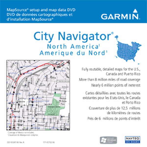 Garmin City Navigator® North America