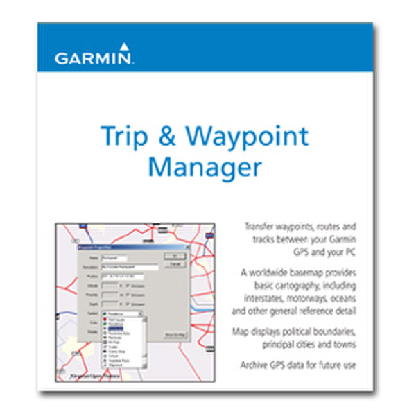 Garmin Trip and Waypoint Manager