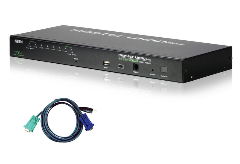 Aten CS1708IUKIT 1U Черный KVM переключатель