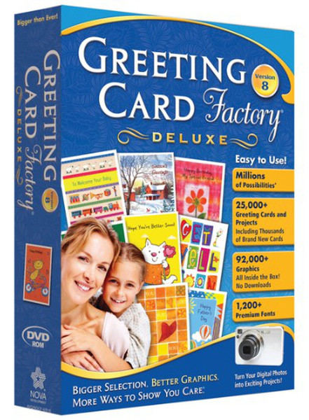 Avanquest Greeting Card Factory Deluxe 8