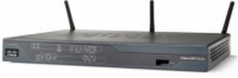 Cisco 887 Fast Ethernet Black wireless router