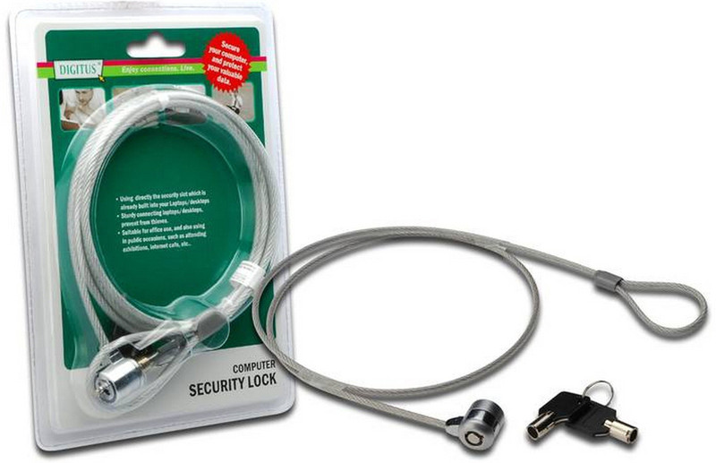 Digitus DA-40501 Silver cable lock