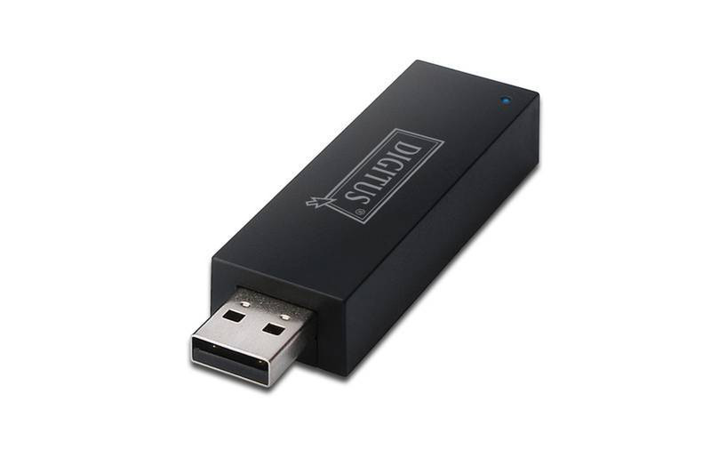 Digitus DA-70310-2 USB 2.0 Black card reader