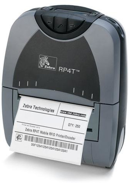 Zebra RP4T direct thermal Mobile printer 203 x 203DPI Black,Grey