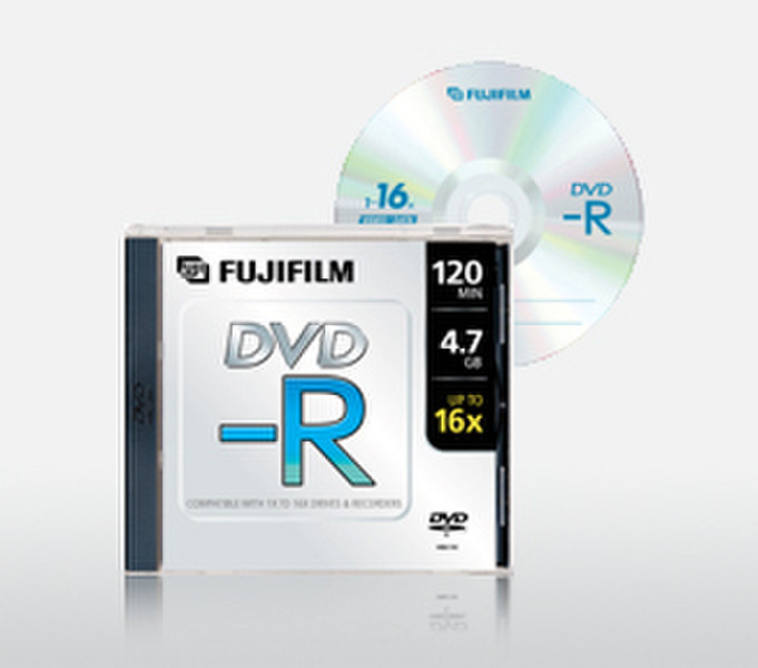 Fujifilm 25302490 DVD-R Media - 4.7GB