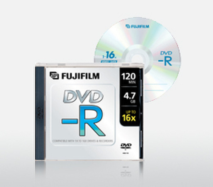 Fujifilm 25302491 DVD-R Media - 4.7GB - Thermal Printable
