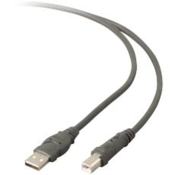 Belkin F3U133B16 4.8м USB A USB B Серый кабель USB