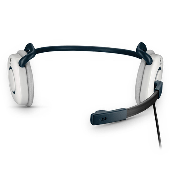 Logitech H130 3.5 mm Binaural Head-band White headset