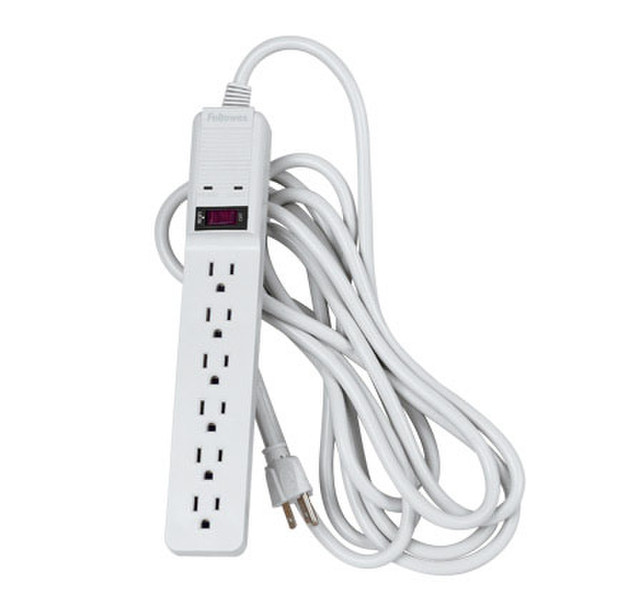 Fellowes 6 Outlet Surge Suppressor 6розетка(и) 4.57м сетевой фильтр