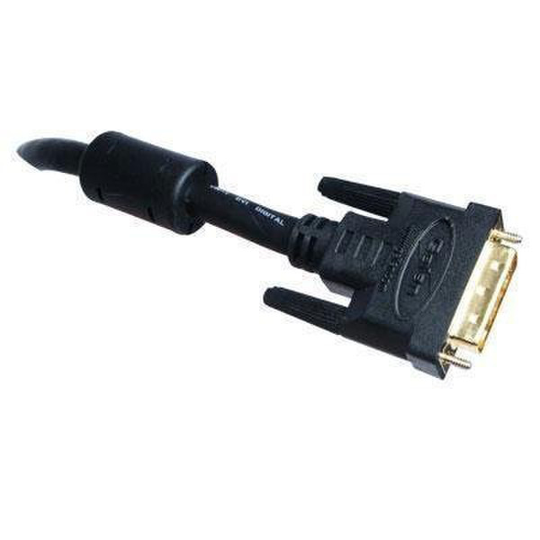 Gefen CAB-DVIC-DLB-10MM 3m DVI-D DVI-D Black DVI cable
