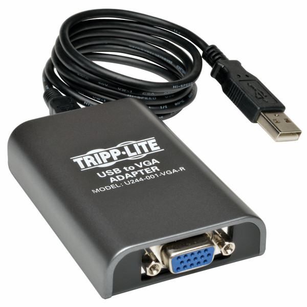 Tripp Lite USB 2.0 to VGA Adapter, 128MB - 1920x1200,1080p