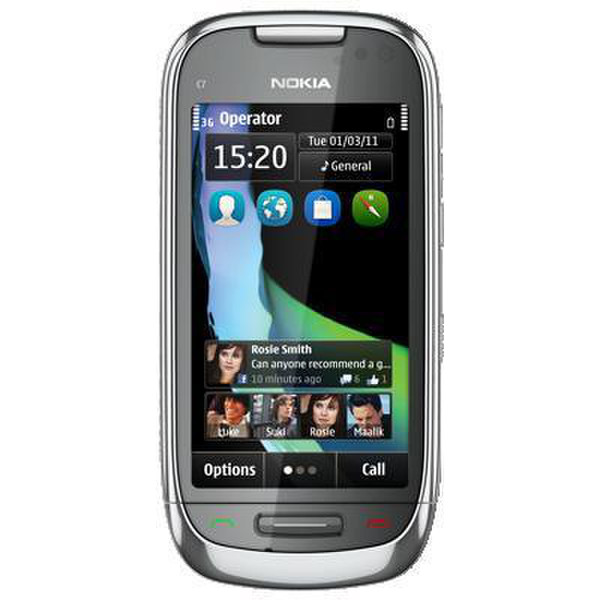 Nokia C7-00 8GB Metallic