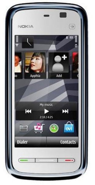 Nokia 5230 Chrome,White