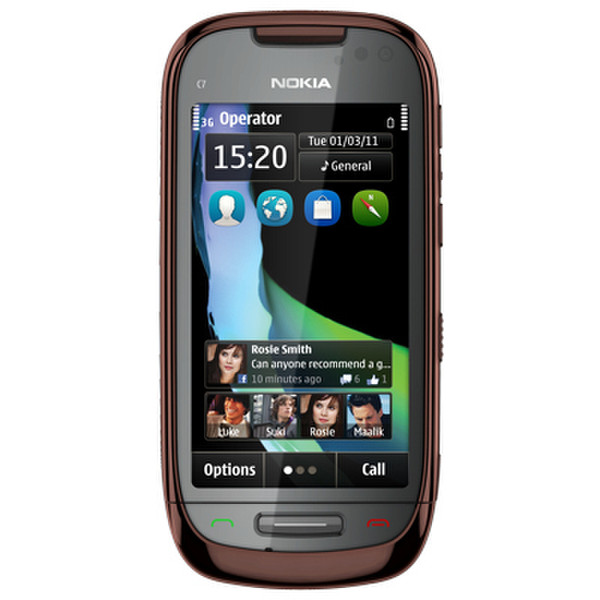 Nokia C7-00 Коричневый