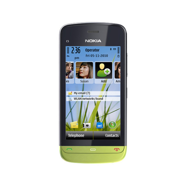Nokia C5-03 Schwarz, Grün