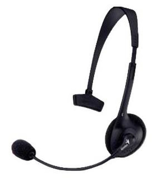 Genius HS-110S 3.5 mm Monaural Head-band Black headset