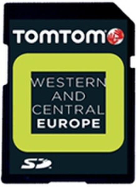 TomTom Map on MicroSD card Western and Central Europe IQ routes v8.70