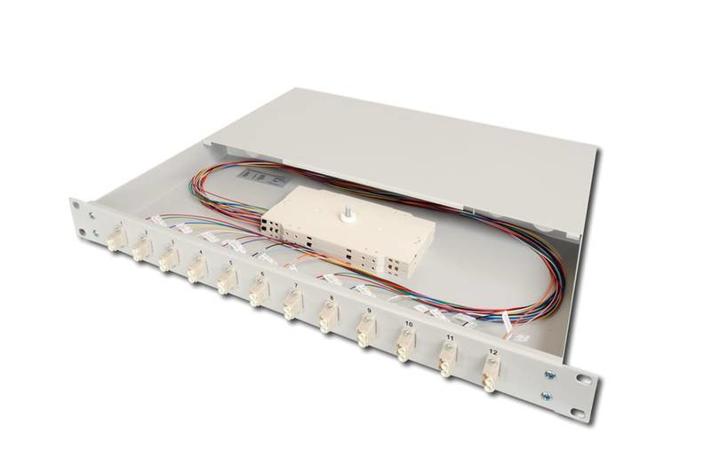 Digitus DN-96332/3 LC 1pc(s) Grey fiber optic adapter