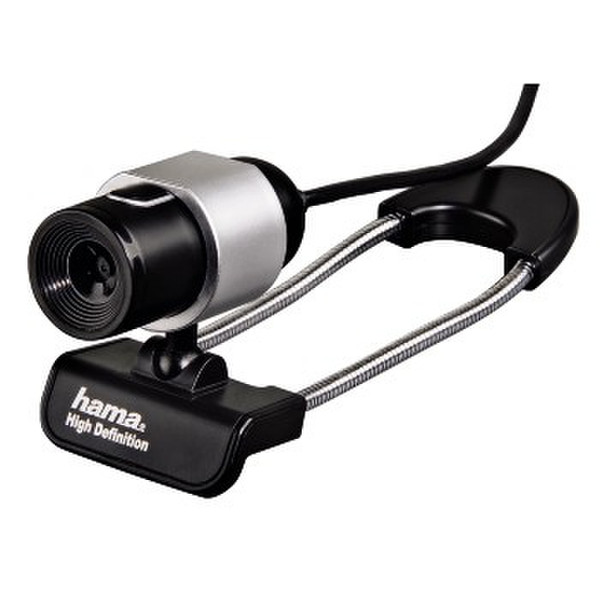 Hama 00053951 1280 x 720Pixel USB 2.0 Schwarz, Silber Webcam