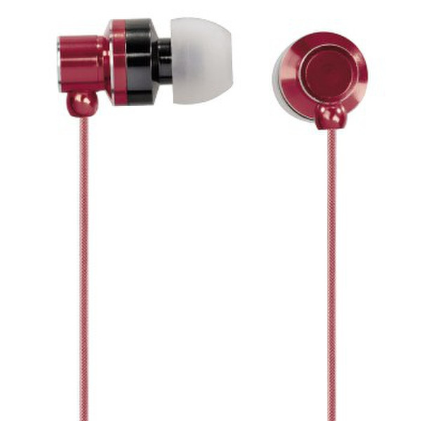 Hama 00109278 3,5 mm Binaural im Ohr Rot Headset