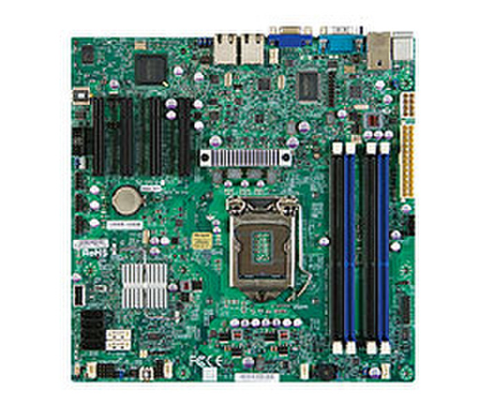 Supermicro X9SCM-F Intel C204 Socket H2 (LGA 1155) Микро ATX материнская плата