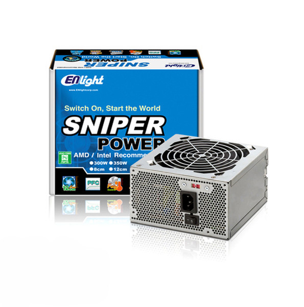Enlight ATX 2.0 350W 350W Silver power supply unit