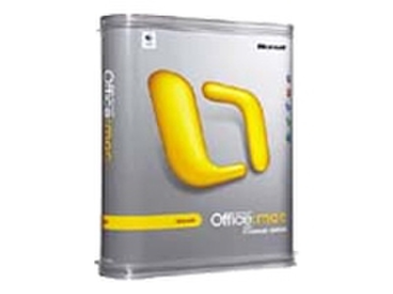 Microsoft Office Mac 2004 German Version Upgrade CD Standard