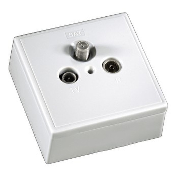 Hama 00044314 White outlet box