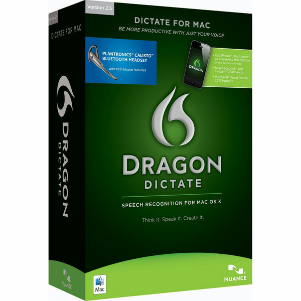 Nuance Dragon Dictate 2.5 Wireless