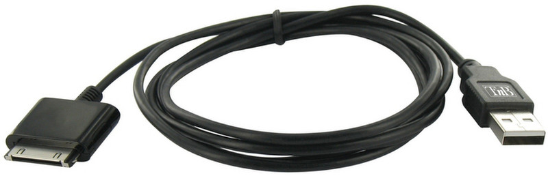 T'nB CIIPH01BK 1.5m USB A Dock Black mobile phone cable