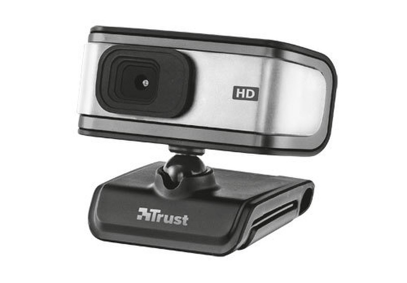 Trust Nium HD 720p Webcam 1280 x 720пикселей USB 2.0 Черный, Серый