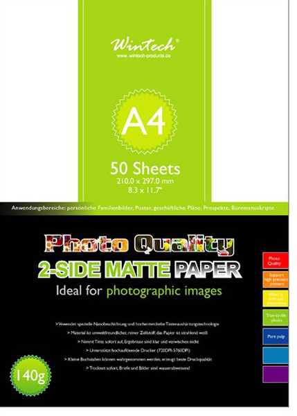 Wintech DM-140-A4 White photo paper