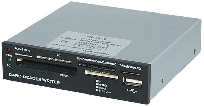 Wintech CR-10 Внутренний USB 2.0 устройство для чтения карт флэш-памяти