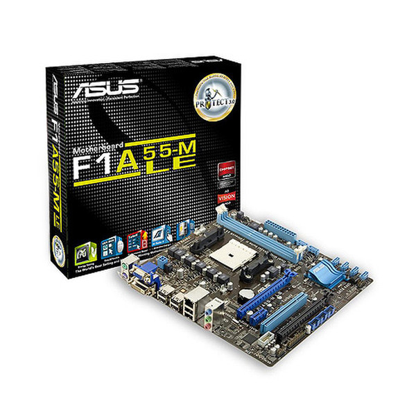ASUS F1A55-M LE AMD A55 Socket FM1 Микро ATX материнская плата